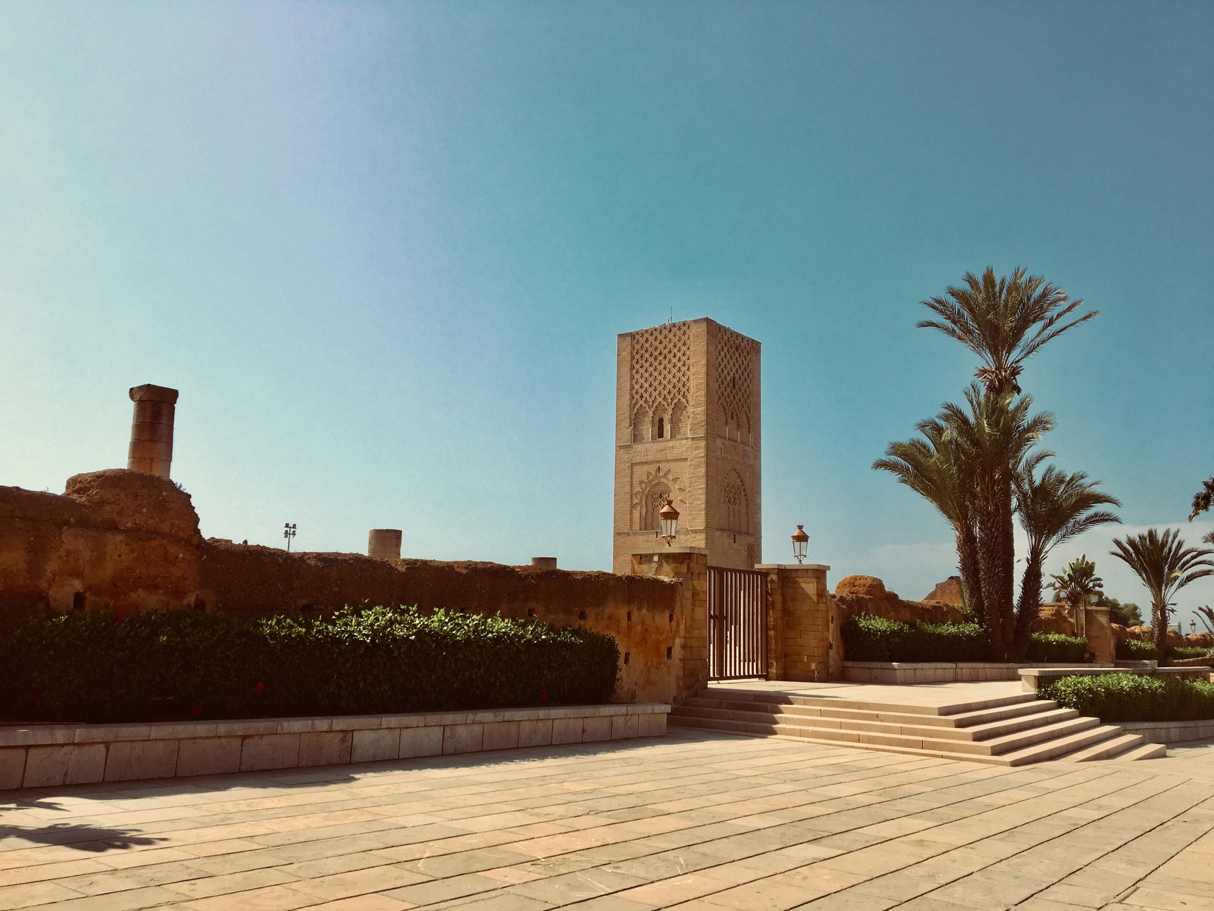 Rabat Hassan Tower background
